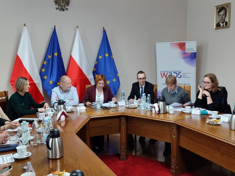 Uczestnicy posiedzenia Zespołu ds edukacji kultury i dziedzictwa narodowego przy K-P WRDS w dniu 25.11.2024 r., fot. Jarosław Łączny