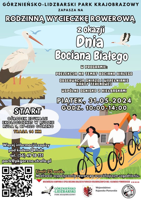 Plakat - Dzień Bociana Białego