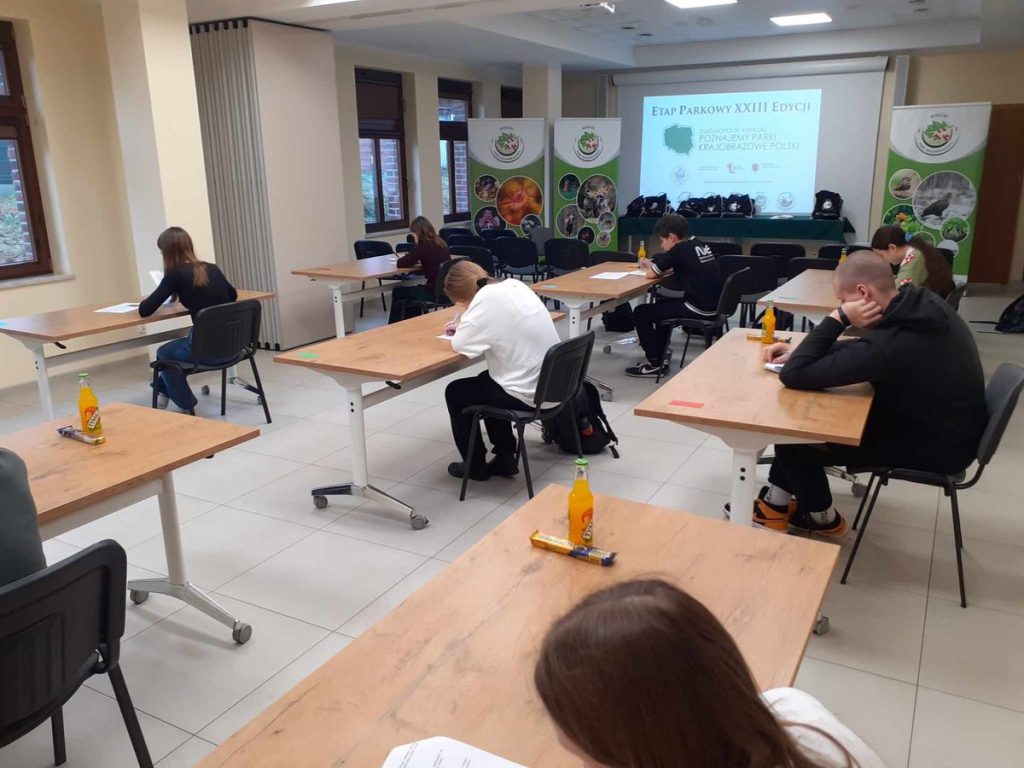 W czasie pisania testu 2, fot. WPK