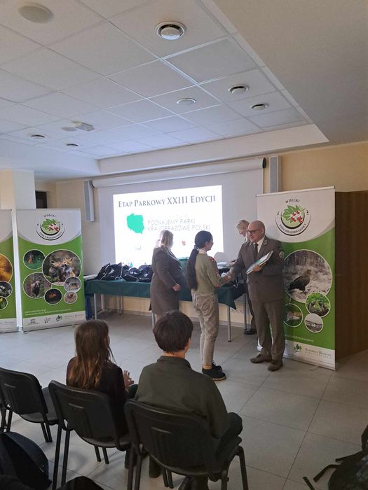 Wręczenie nagrody indywidualnej za zdobycie największej ilości punktów, fot. WPK