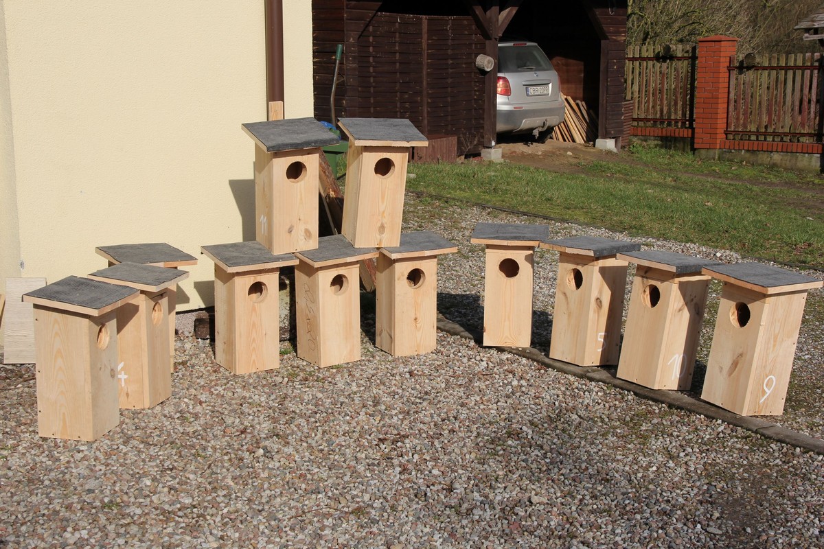 Gotowe budki typu E (fot. Krzysztof Pokrętowski)