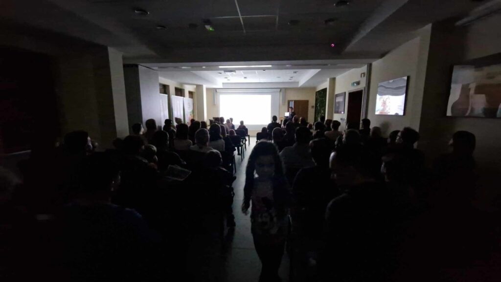 W czasie prelekcji, fot. WPK