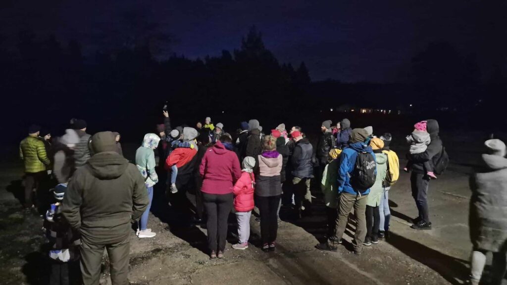 Nasłuchiwanie sów, fot. WPK