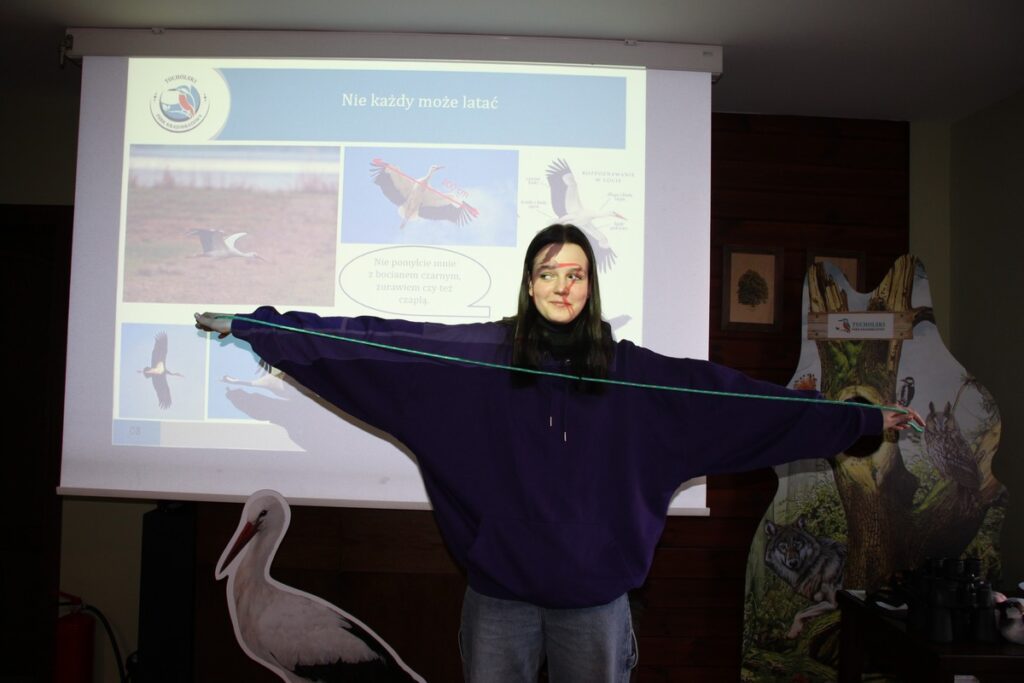 Uczennica z rozpiętością skrzydeł jak bocian, fot. D. Borzyszkowska
