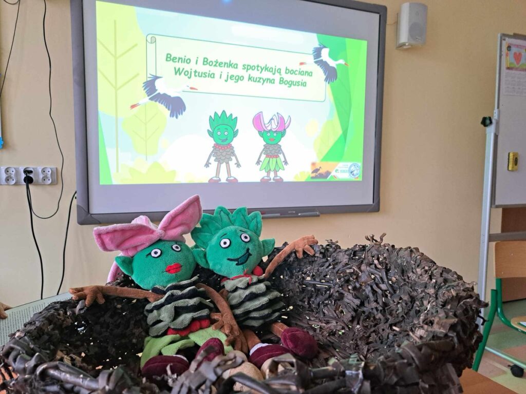 Benio i Bożenka spotykają bociany, fot. WPK