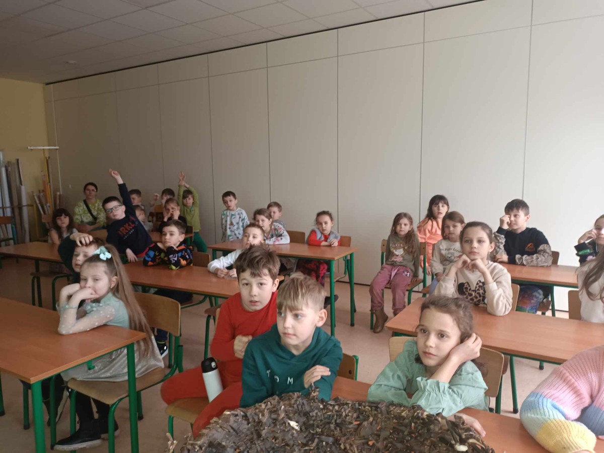 Podczas zajęć edukacyjnych, fot. WPK