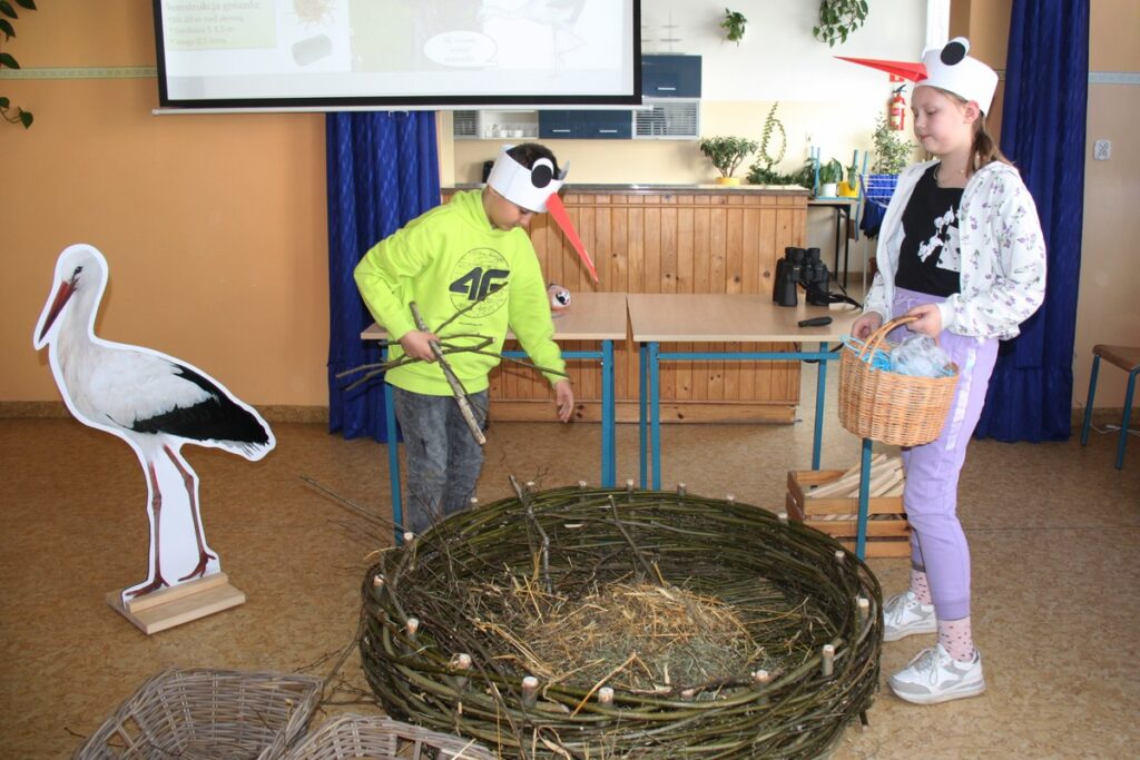 Budowa gniazda trwa i dowiadujemy się o zagrożeniach, fot. D. Borzyszkowska