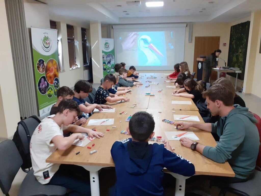 Jeszcze kilka poprawek i bocian gotowy, fot. WPK