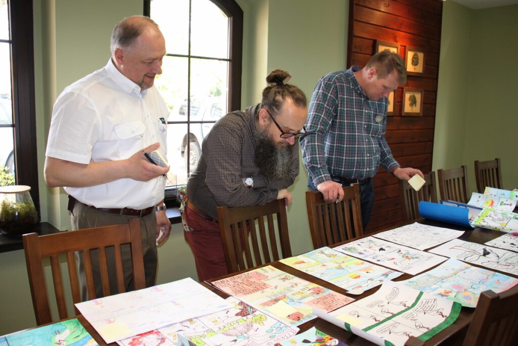 Komisja podczas oceny komiksów, fot. D. Borzyszkowska