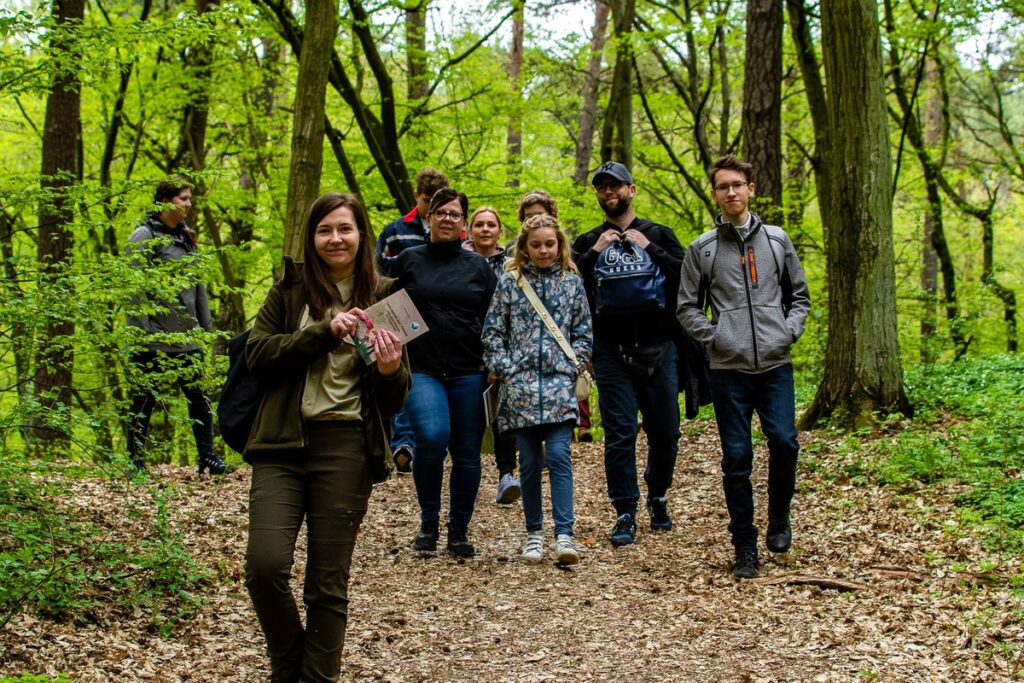 Ubiegłoroczna wycieczka ścieżką po rez. Szumny Zdrój, fot. GLPK