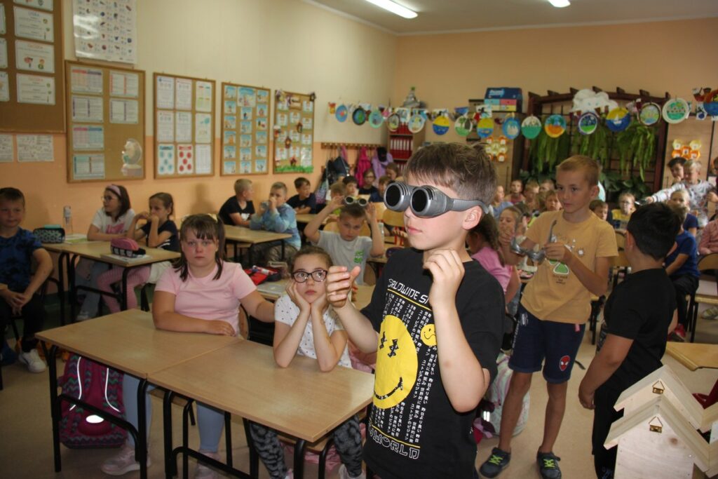 w owadzich okularach świat jest w kolorach niebieskich i żółtych, fot. D. Borzyszkowska