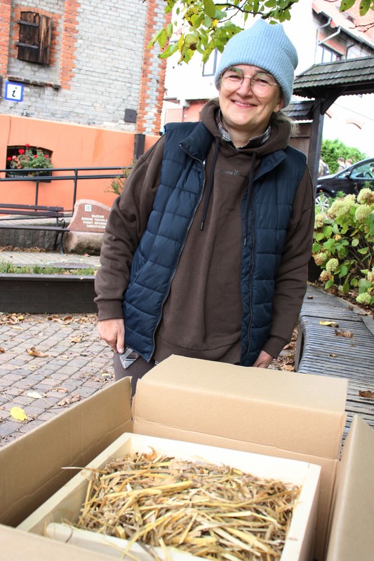 P. Ania i jej kolczasty podopieczny, fot. D. Borzyszkowska