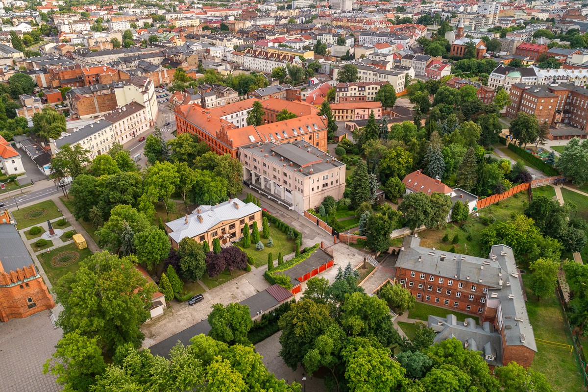 Włocławek zdjęcie z drona, fot. Szymon Zdziebło dla UMWKP