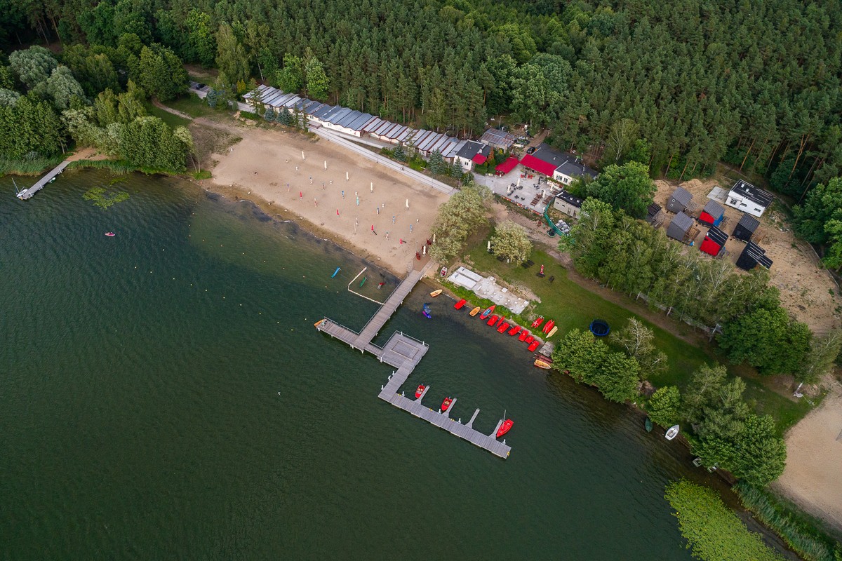 Grudziądz, Biały Bór, zdjęcie z drona, fot. Szymon Zdziebło/tarantoga.pl dla UMWKP