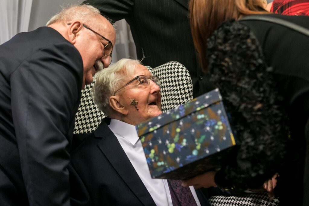 Setne urodziny Edwarda Staszałka, fot. Andrzej Goiński/UMWKP