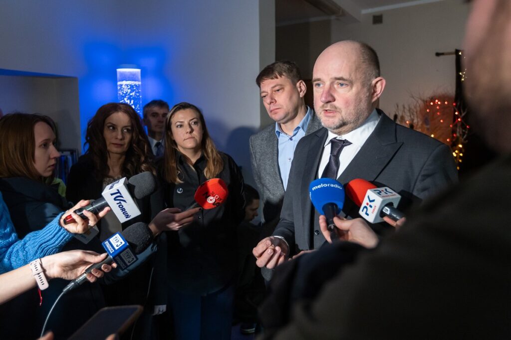 Wizyta w domu pomocy dla niepełnosprawnych z Ukrainy, fot. Szymon Zdziebło/tarantoga.pl dla UMWKP