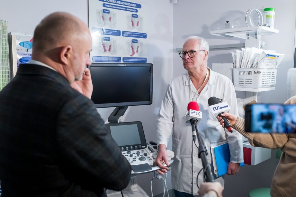 Wizyta w Szpitalu Uniwersyteckim im. Biziela, fot. Tomasz Czachorowski/eventphoto.com.pl dla UMWKP