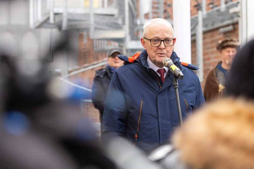 Otwarcie inwestycji w Inowrocławiu, fot. Szymon Zdziebło/tarantoga.pl dla UMWKP