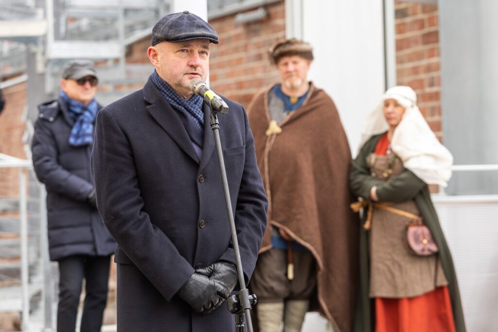 Otwarcie inwestycji w Inowrocławiu, fot. Szymon Zdziebło/tarantoga.pl dla UMWKP