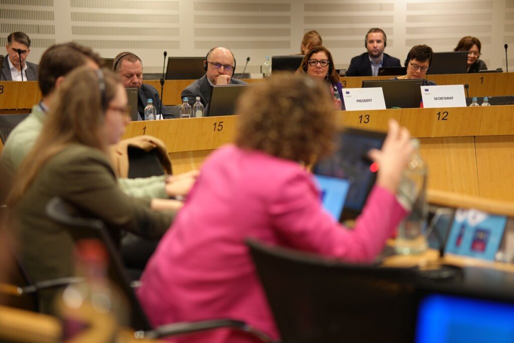 Spotkanie konsultacyjne z interesariuszami, Bruksela, 23 stycznia 2024, fot. Mieszko Matusiak UMWKP