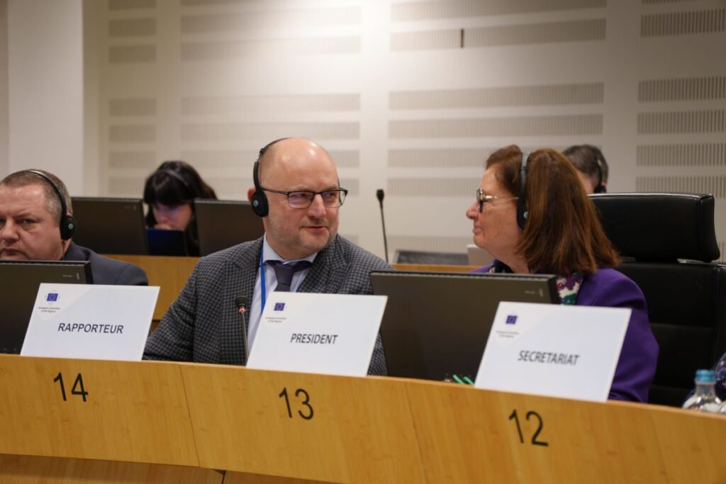 Spotkanie konsultacyjne z interesariuszami, Bruksela, 23 stycznia 2024, fot. Mieszko Matusiak UMWKP