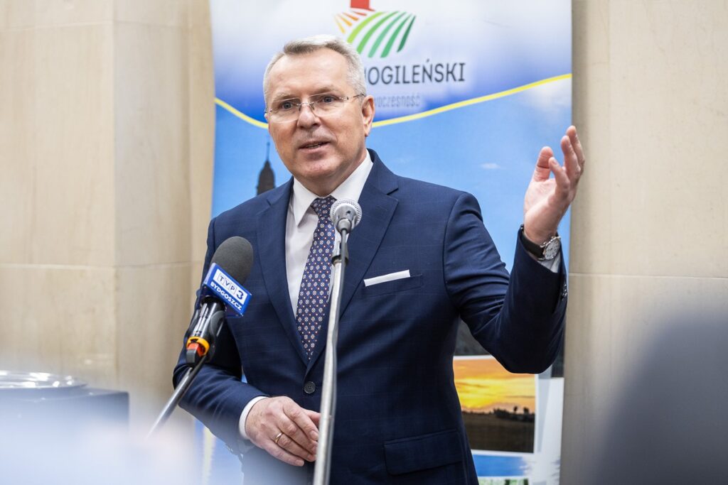 Otwarcie Zakładu Opiekuńczo-Leczniczego w Strzelnie fot. Szymon Zdzieblo/tarantoga.pl dla UMWKP