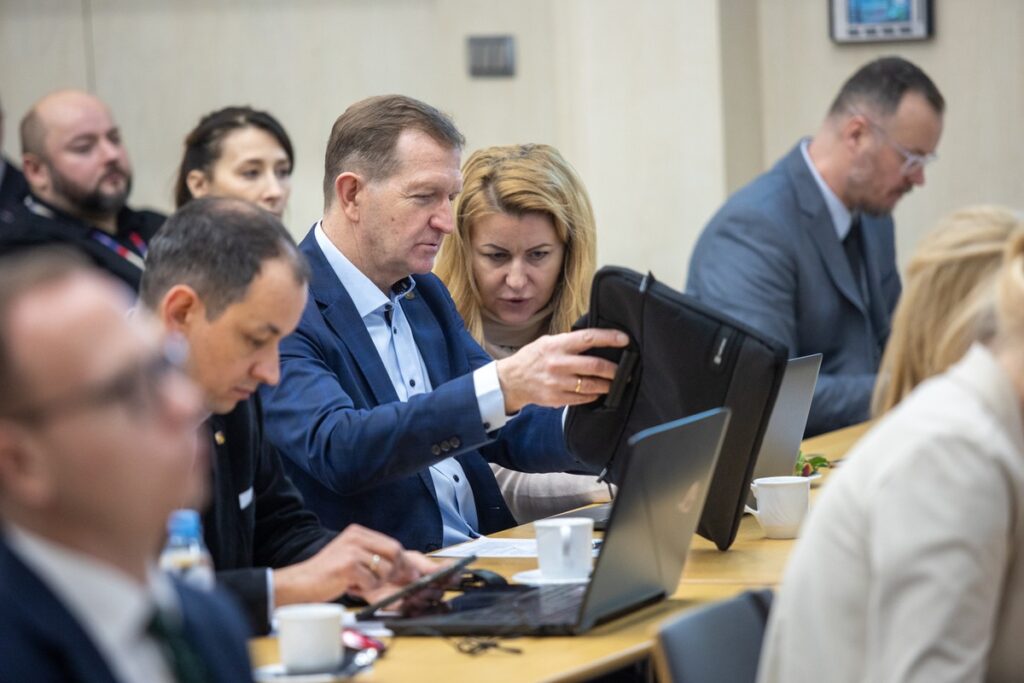 Posiedzenie Komitetu Monitorującego FEdKP, 30 stycznia 2024, fot. Mikołaj Kuras dla UMWKP