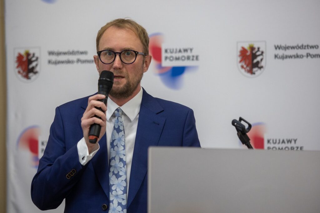 Posiedzenie Komitetu Monitorującego FEdKP, 30 stycznia 2024, fot. Mikołaj Kuras dla UMWKP