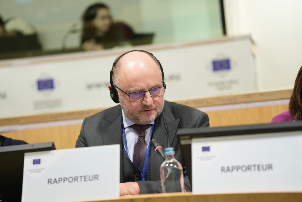 Posiedzenie komisji NAT, Bruksela 5 lutego 2024, fot. Mieszko Matusiak/ UMWKP