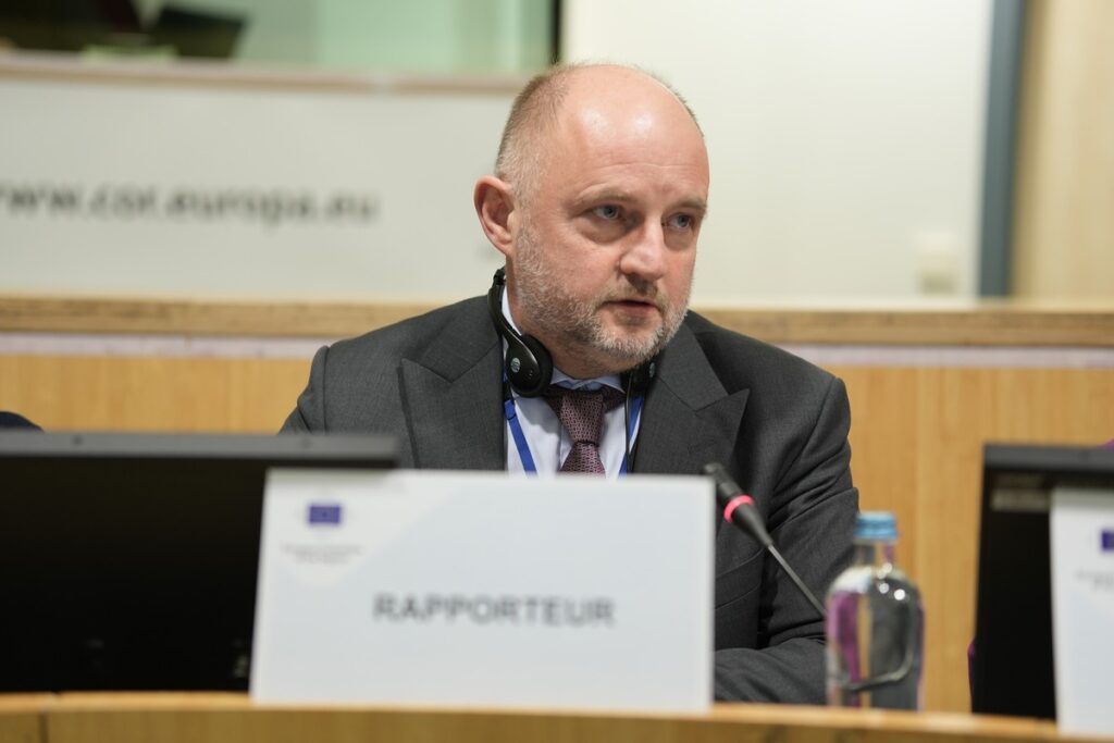 Posiedzenie komisji NAT, Bruksela 5 lutego 2024, fot. Mieszko Matusiak/ UMWKP