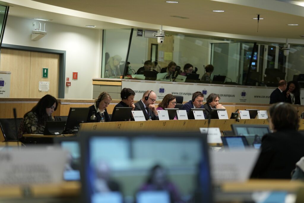 Posiedzenie komisji NAT, Bruksela 5 lutego 2024, fot. Mieszko Matusiak/ UMWKP