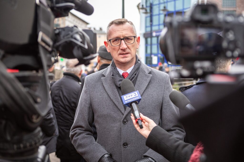 Odsłonięcie pomnika Piotra Bartoszcze fot. fot. Szymon Zdziebło/tarantoga.pl dla UMWKP