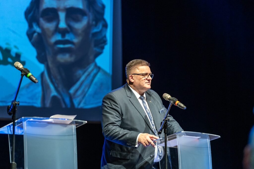 Odsłonięcie pomnika Piotra Bartoszcze fot. fot. Szymon Zdziebło/tarantoga.pl dla UMWKP