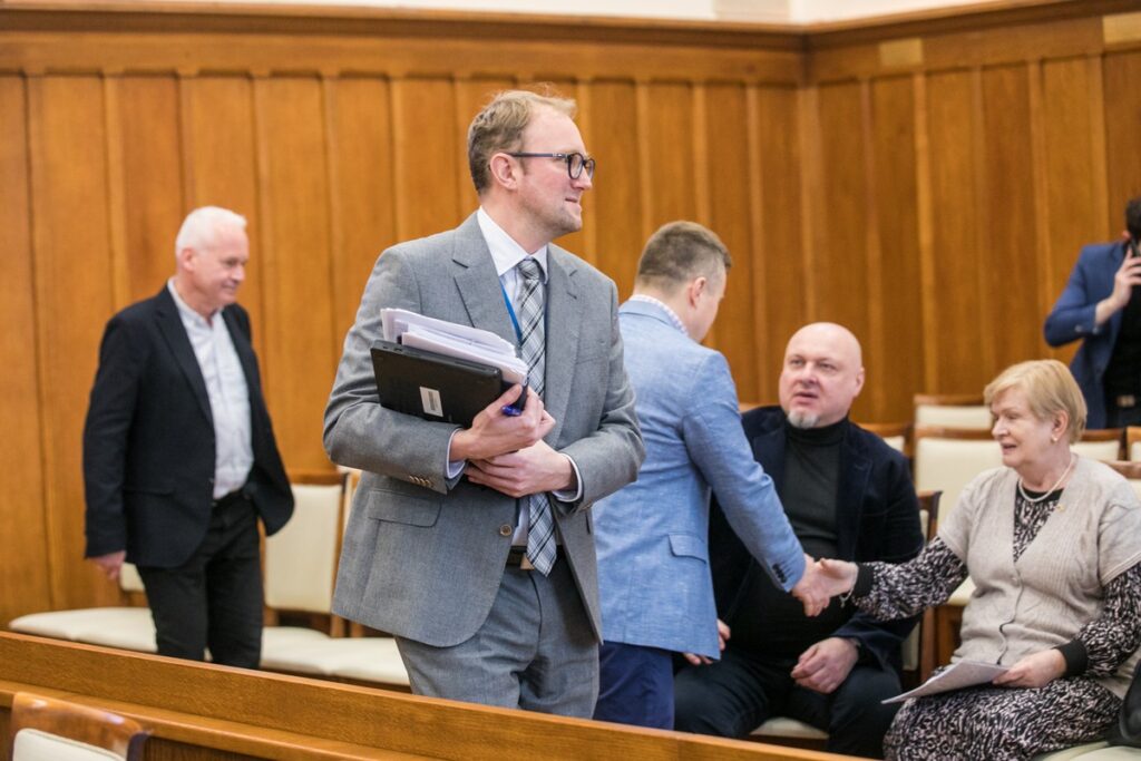 Posiedzenie sejmiku województwa, 7 lutego 2024, fot. Andrzej Goiński/UMWKP