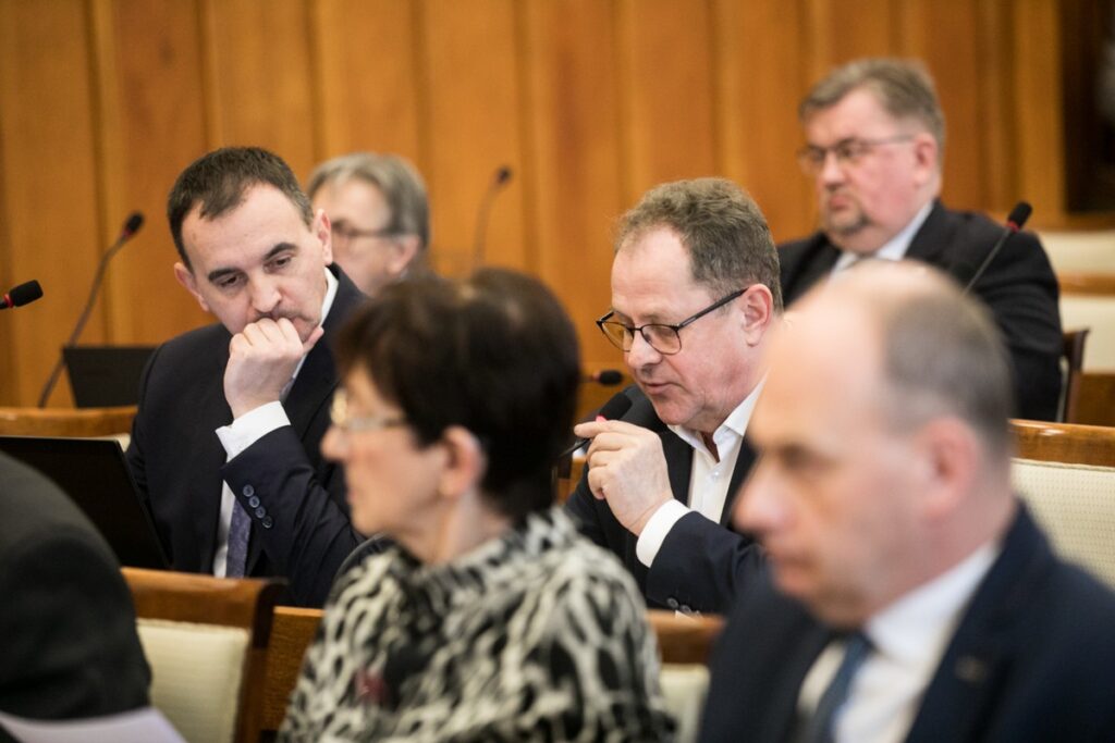 Posiedzenie sejmiku województwa, 7 lutego 2024, fot. Andrzej Goiński/UMWKP