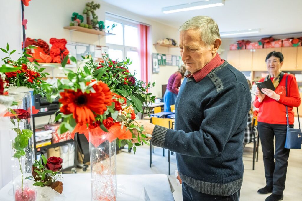 Walentynkowe warsztaty w Grubnie, fot. Szymon Zdziebło/tarantoga.pl dla UMWKP