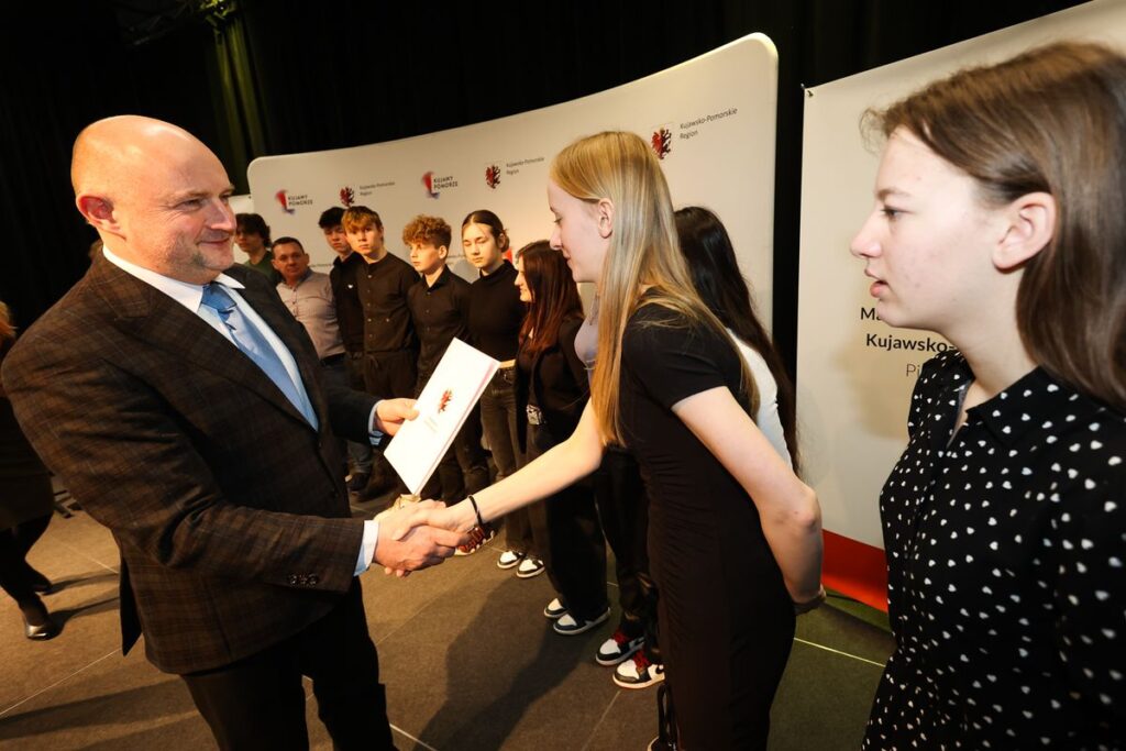 Wręczenie nagród sportowych, fot. Mikołaj Kuras dla UMWKP