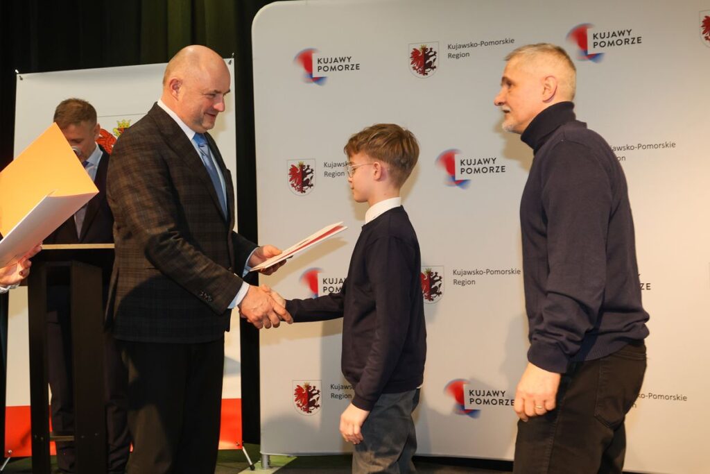 Wręczenie nagród sportowych, fot. Mikołaj Kuras dla UMWKP