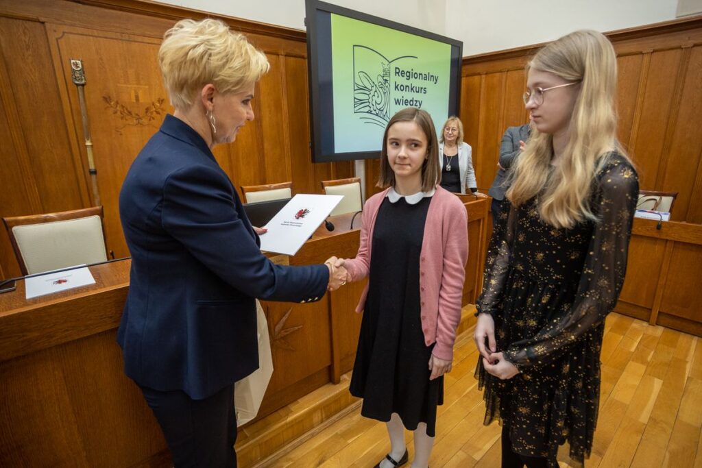 Finał Konkursu Wiedzy o Samorządzie Terytorialnym, fot. Mikołaj Kuras dla UMWKP