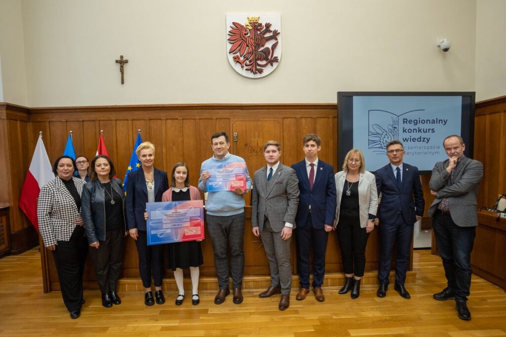 Finał Konkursu Wiedzy o Samorządzie Terytorialnym, fot. Mikołaj Kuras dla UMWKP