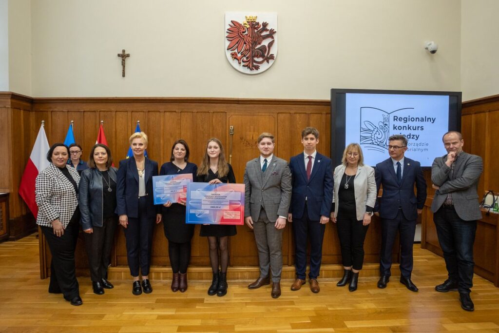 Finał Konkursu Wiedzy o Samorządzie Terytorialnym, fot. Mikołaj Kuras dla UMWKP