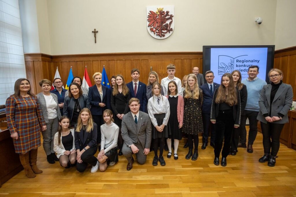 Finał Konkursu Wiedzy o Samorządzie Terytorialnym, fot. Mikołaj Kuras dla UMWKP