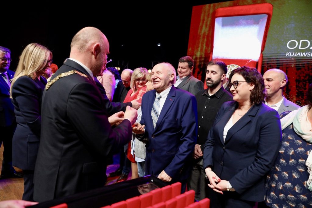Uroczystość wręczenia odznak dla sołtysów z Kujawsko-Pomorskiego, fot. Andrzej Goiński/UMWKP