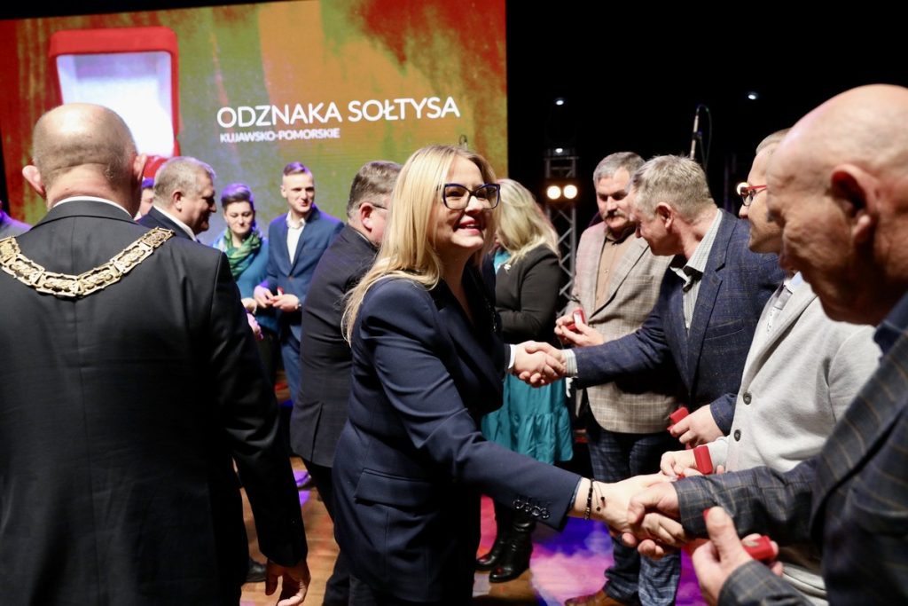 Uroczystość wręczenia odznak dla sołtysów z Kujawsko-Pomorskiego, fot. Andrzej Goiński/UMWKP