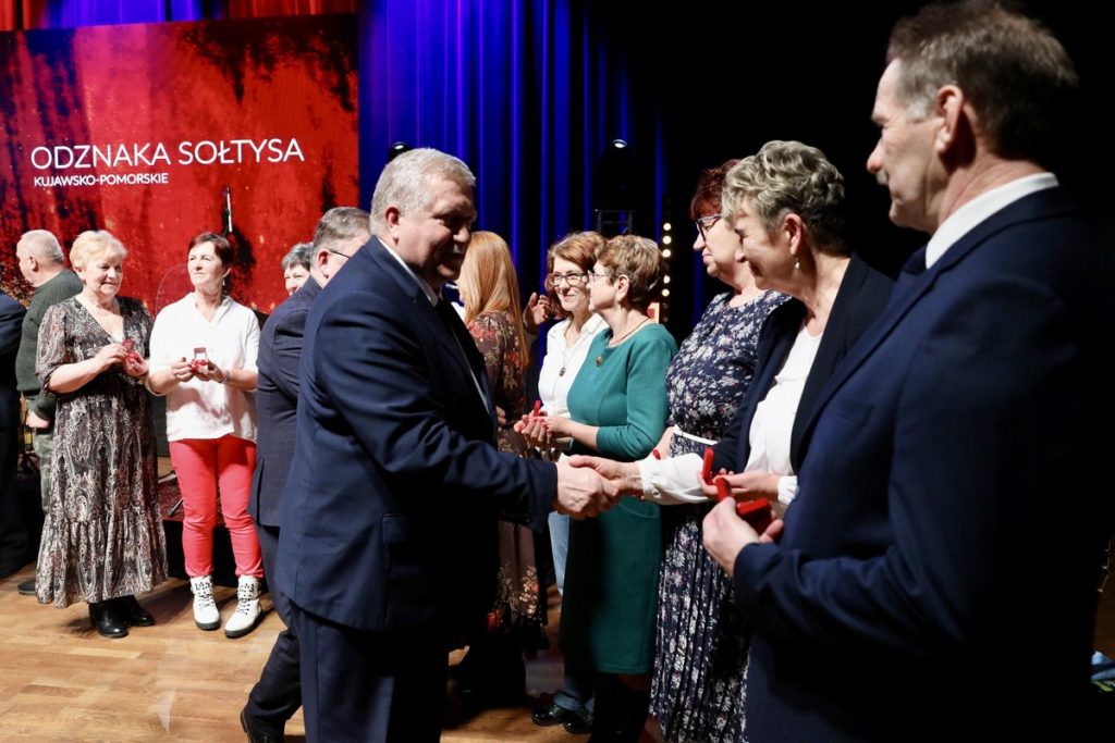 Uroczystość wręczenia odznak dla sołtysów z Kujawsko-Pomorskiego, fot. Andrzej Goiński/UMWKP