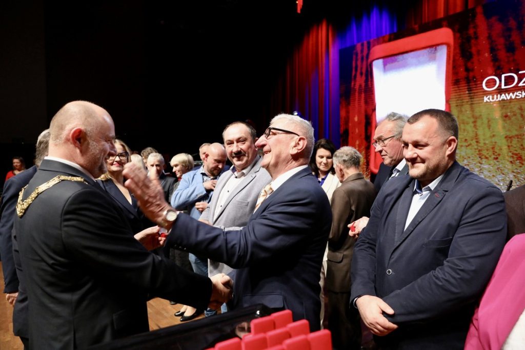 Uroczystość wręczenia odznak dla sołtysów z Kujawsko-Pomorskiego, fot. Andrzej Goiński/UMWKP