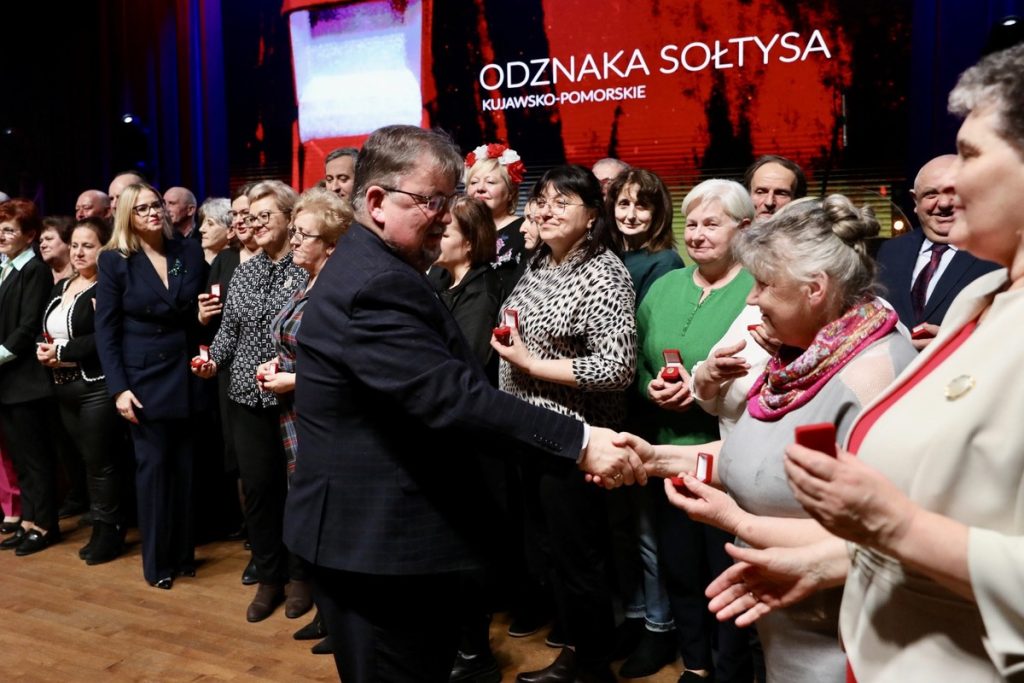 Uroczystość wręczenia odznak dla sołtysów z Kujawsko-Pomorskiego, fot. Andrzej Goiński/UMWKP