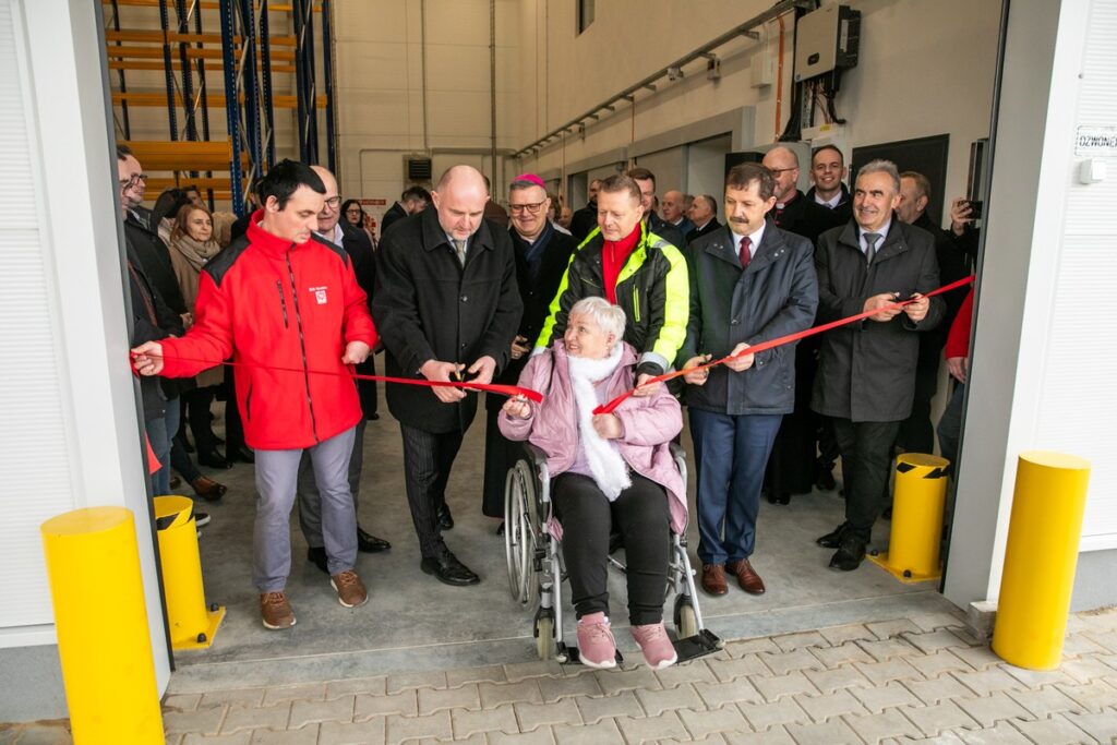 Otwarcie magazynu żywności w Grudziądzu fot. Andrzej Goiński/UMWKP