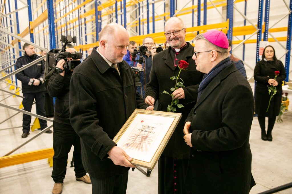 Otwarcie magazynu żywności w Grudziądzu fot. Andrzej Goiński/UMWKP