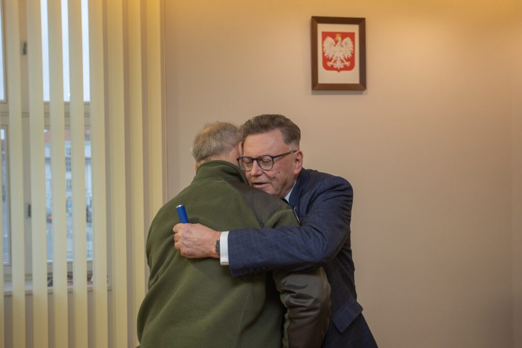 Spotkanie wicemarszałka Zbigniewa Ostrowskiego z gośćmi z Ukrainy, fot. Mikołaj Kuras dla UMWKP